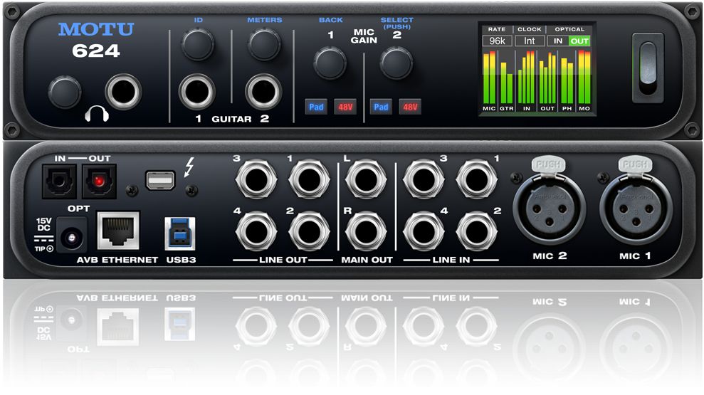 Two New MOTU Mobile Audio Interfaces With Thunderbolt, USB3 & AVB/TSN