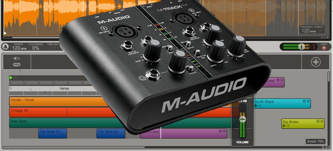 M-Audio M-Track Plus  Inteface-Carte Audio - SONOLOGY Toulouse