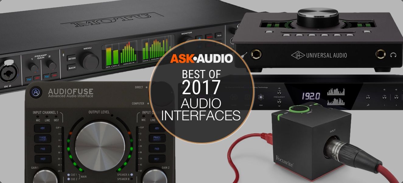 pro audio interface for mac low latency 2017