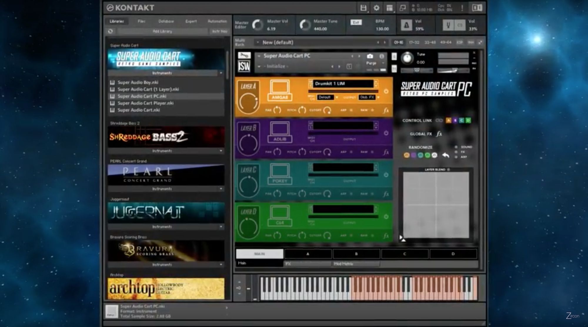 Super Audio Cart PC in Kontakt