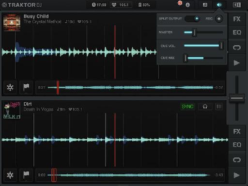 You can split the output of the app to enable cue mixing, though you’ll want a hardware unit for this rather than the iPad’s own headphone out.