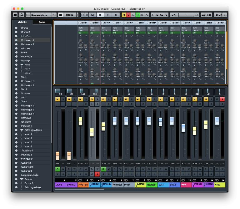 Panning and EQ are important tools for working with vocals and both available right in your mixer.