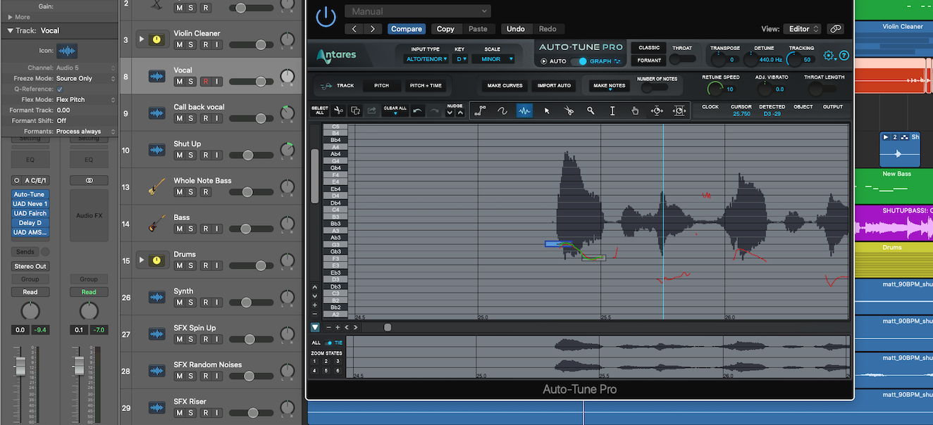 vocal autotune for mixpad software