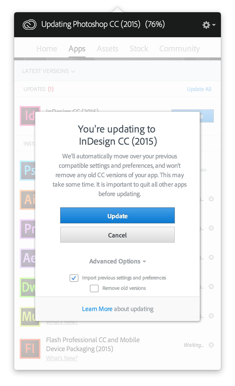 indesign cc 2015 ipad preset
