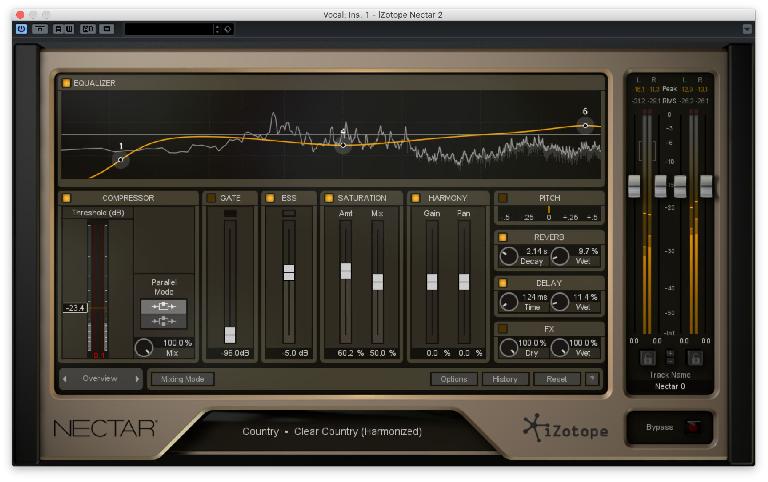 A processing suite like Nectar contains specialized tools for vocals