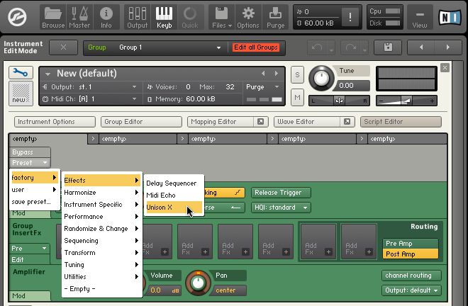 Using Scripts In Native Instruments' Kontakt