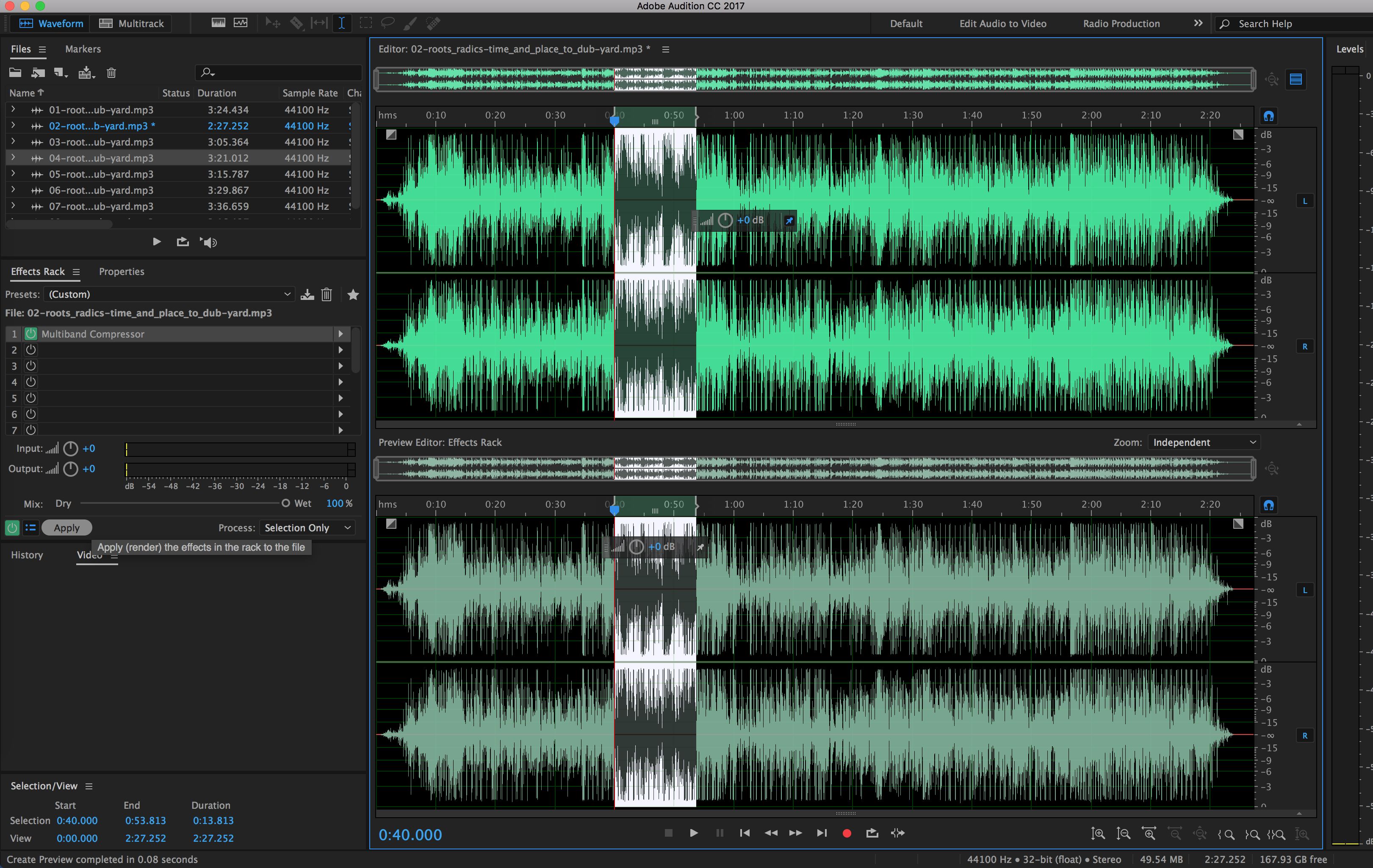 Audio Workflows In Adobe Audition Cc 8 Core Techniques Ask Audio