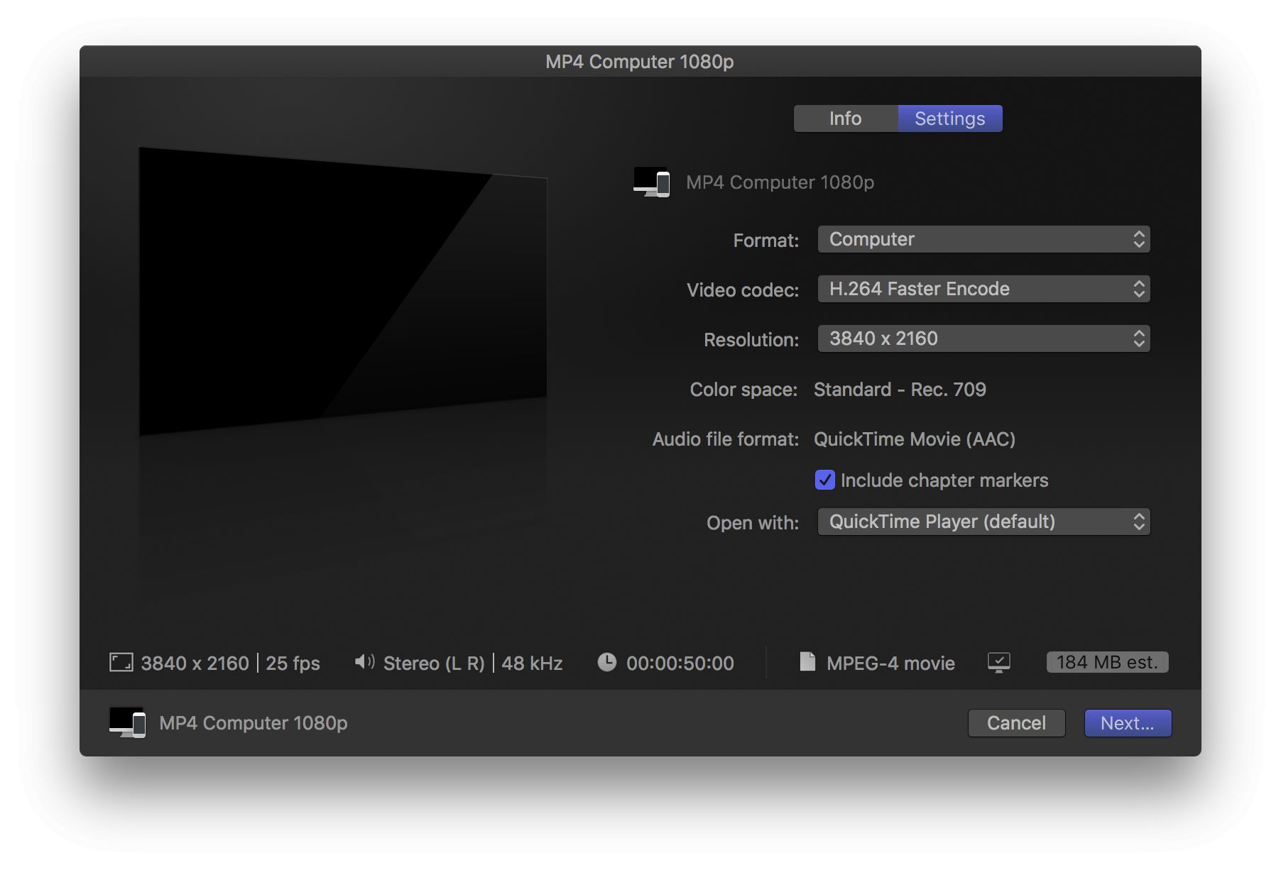 minimum video card for editing 4k video in final cut pro x with mac pro 2,1