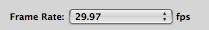 Set framerate to match movie's framerate