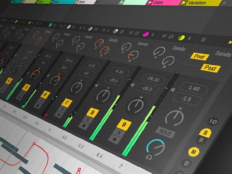 Vlad Shagov Ableton Live Concept: The mixer is gorgeous too.