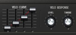 Controlling velocity response.