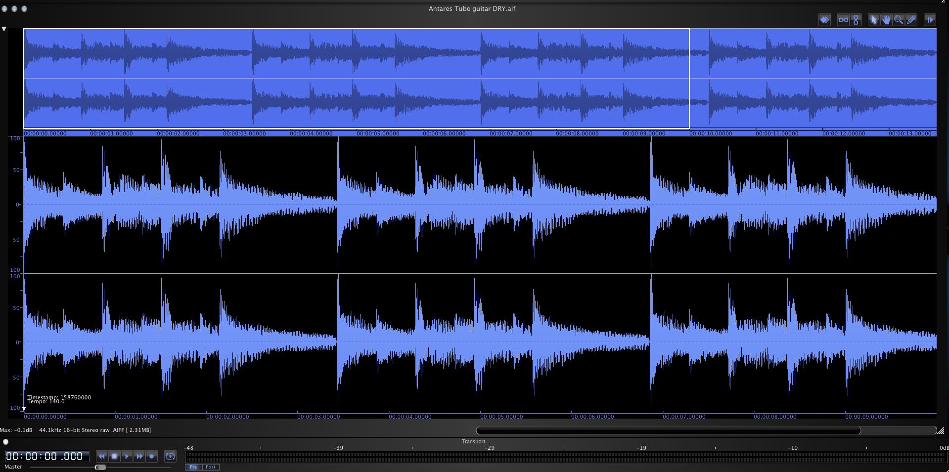 Pic 1: Some audio 'Pre Distortion'