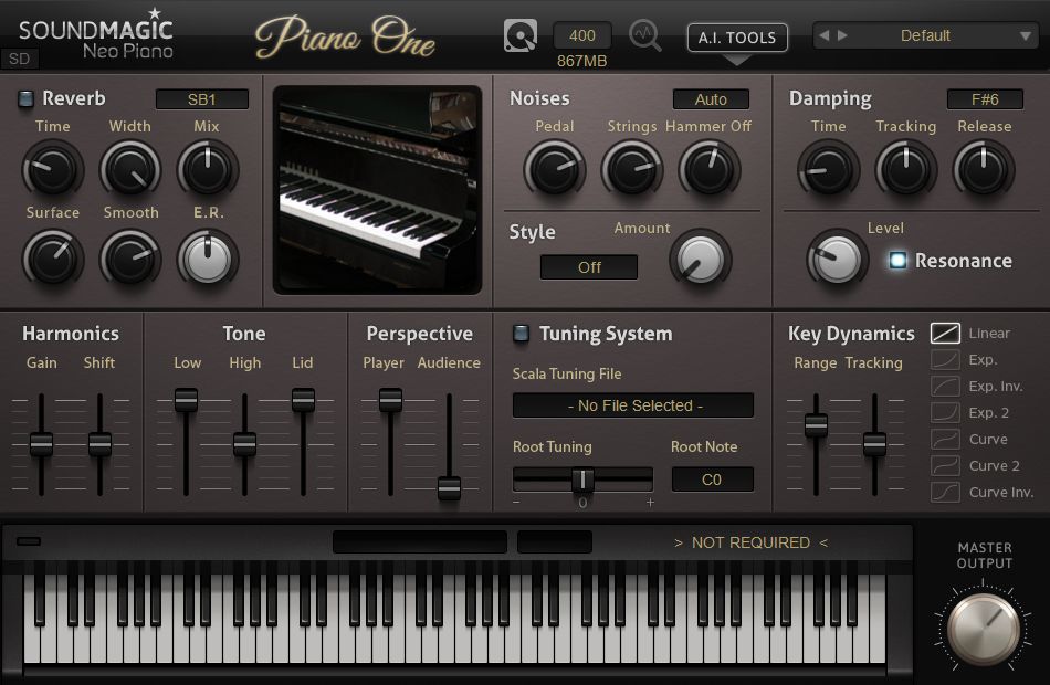 Computer store piano software