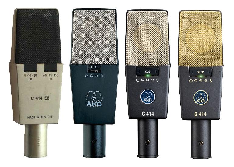 Fig 5 Various versions of the AKG 414