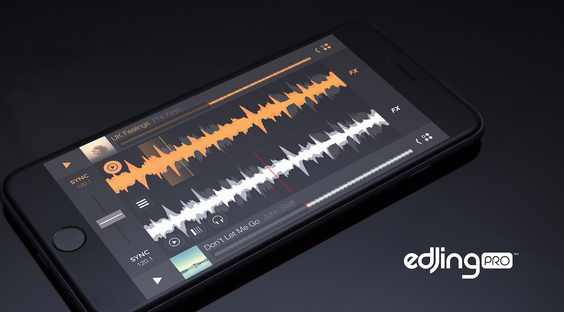 DJIT Запустите edjing Pro, Mix-Tracking приложение для Pro ди-джеев :  Ask.Audio