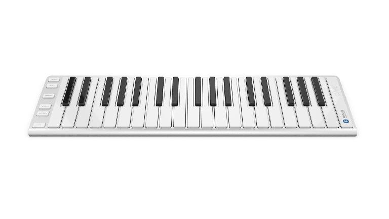 CME XKey Air portable bluetooth MIDI keyboard controller front view.