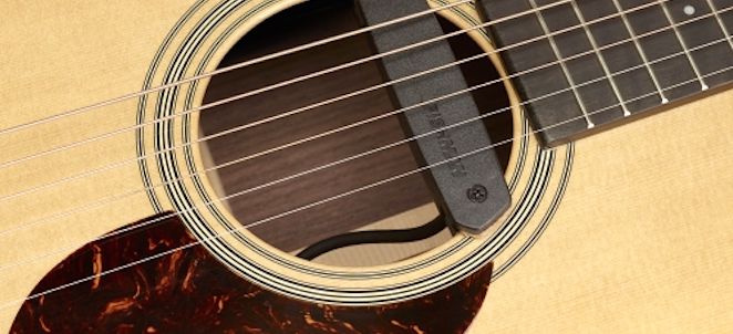 Tragbare Gitarre führen Schallloch Pickup Volume Mic Phase Tonschalter 
