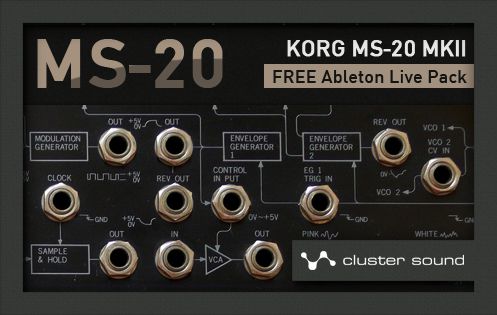 Cluster Sound MS-20 Live Pack