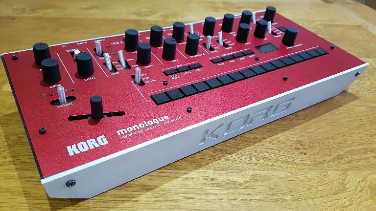 Check Out This Red Korg Monologue Desktop Synth