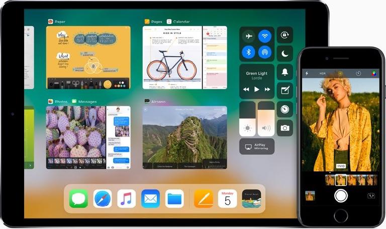 iOS 11 - Lots of love for the iPad, not so much for the iPhone. Credit: macrumors.com