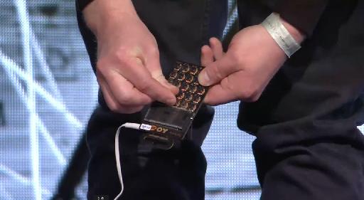 Despite being portable beyind belief, the Pocket Operators had a big presence on stage at Brilliant Minds.