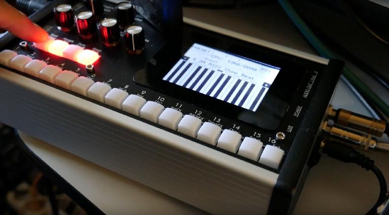 Gothaman's XXX7 sequencer / sampler prototype.