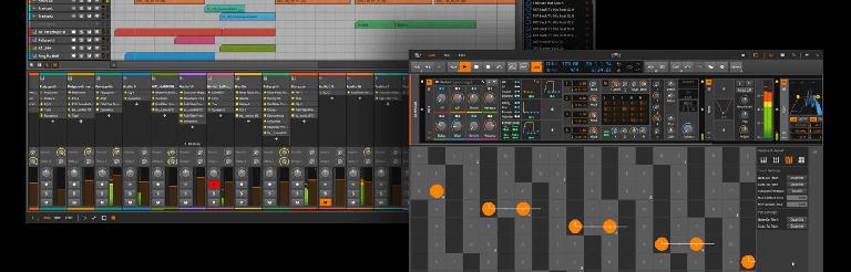 Bitwig 2.2 display content