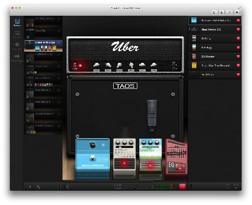 The interface is slick and Mac-like, if a little dark.