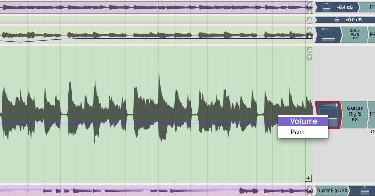 Volume Automation Lane