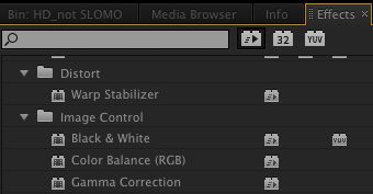 warp stabilizer requires clip dimensions to match