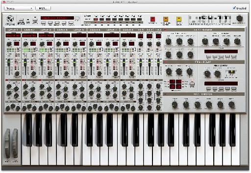 Mix the layers together with the onboard mixer including send FX, compression and EQ per-channel.