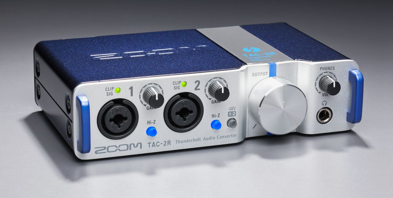 ZOOM TAC-8 & TAC-2R Audio Interfaces Bring Thunderbolt to the