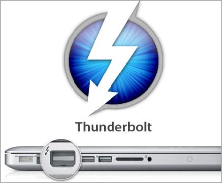 Thunderbolt ports can already be found on most current Macs