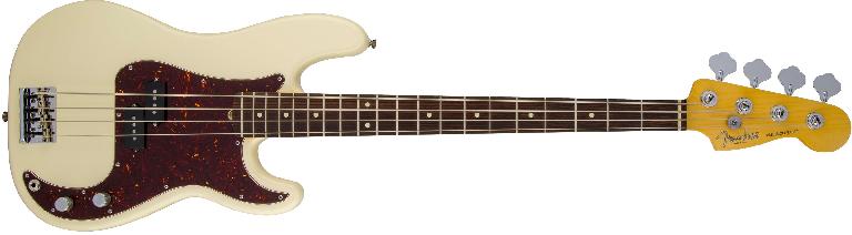 A standard (Fender) electric bass