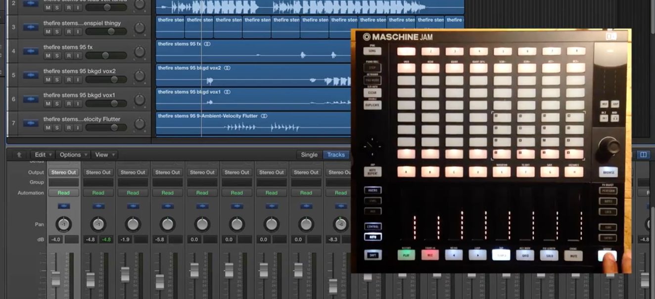 things you can do with maschine jam in logic x pro