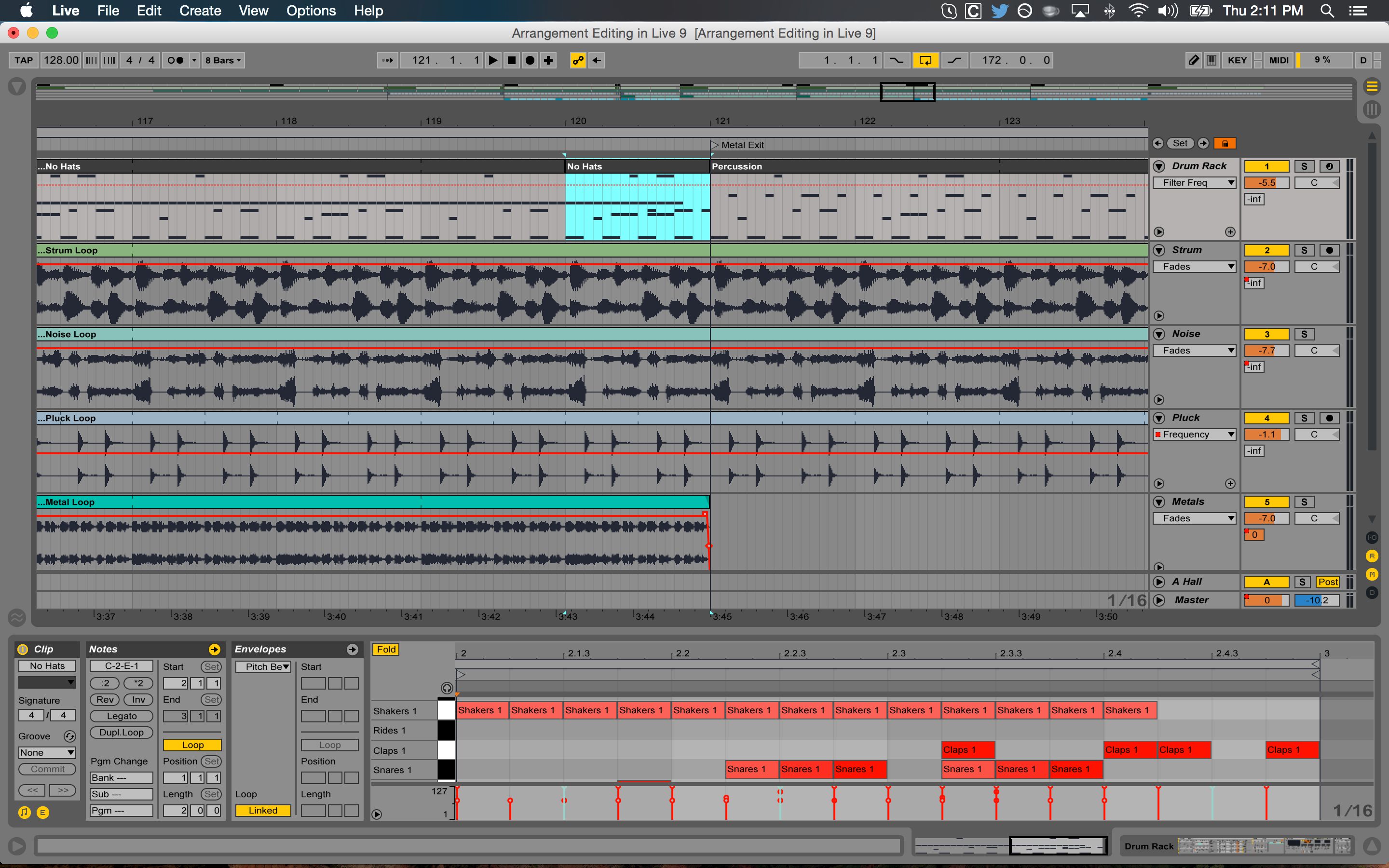Split MIDI edit.