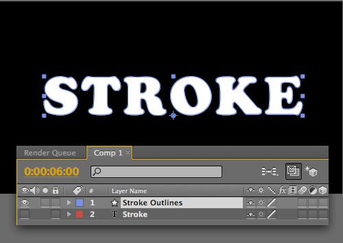 after effects stroke