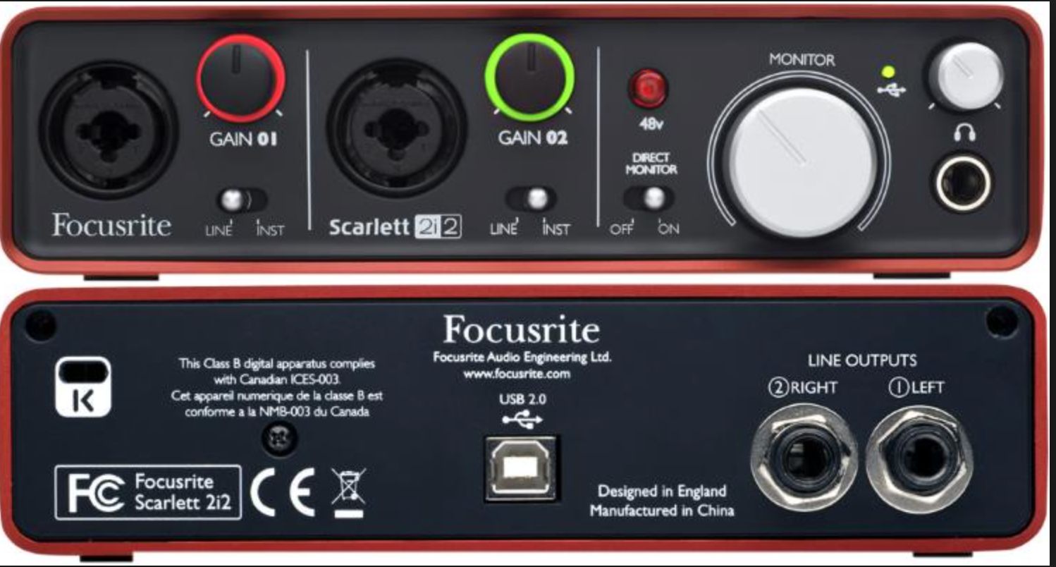 Звуковая карта focusrite 2i2 3rd gen