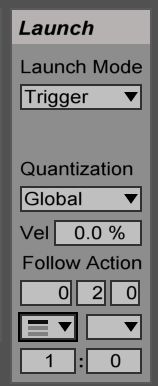 Settings for the randomized fill clips.