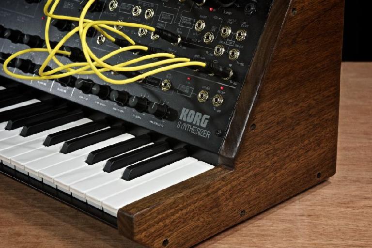 Korg MS-20 Mini wooden side panels.