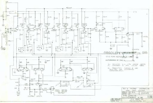 Bob Moog schematic.