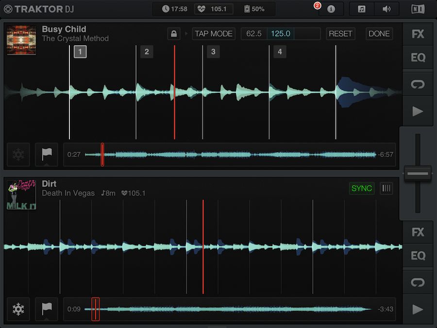 Traktor's beat analysis works very well and you can manually tweak it if you feel the need.