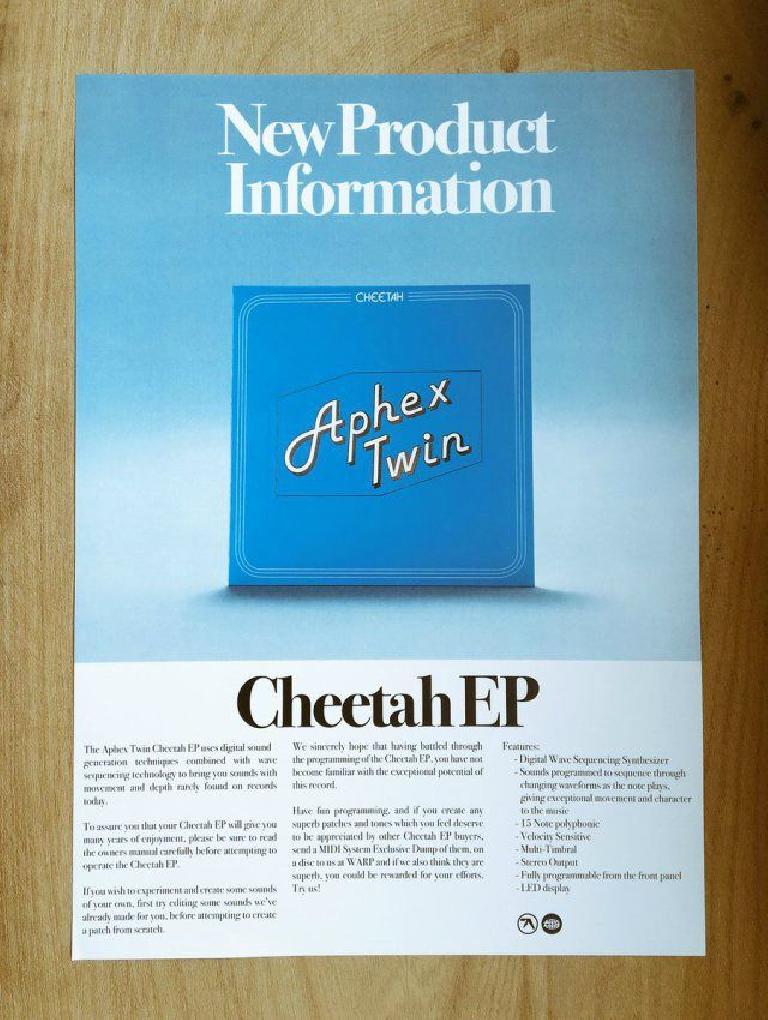 Apex Twin Cheetah EP