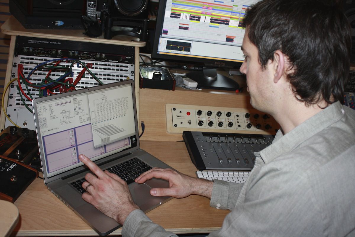 He's a bit of a genius with Max/MSP!