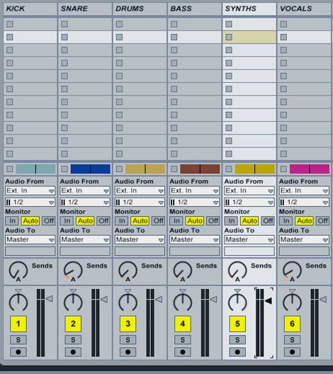 The audio stems