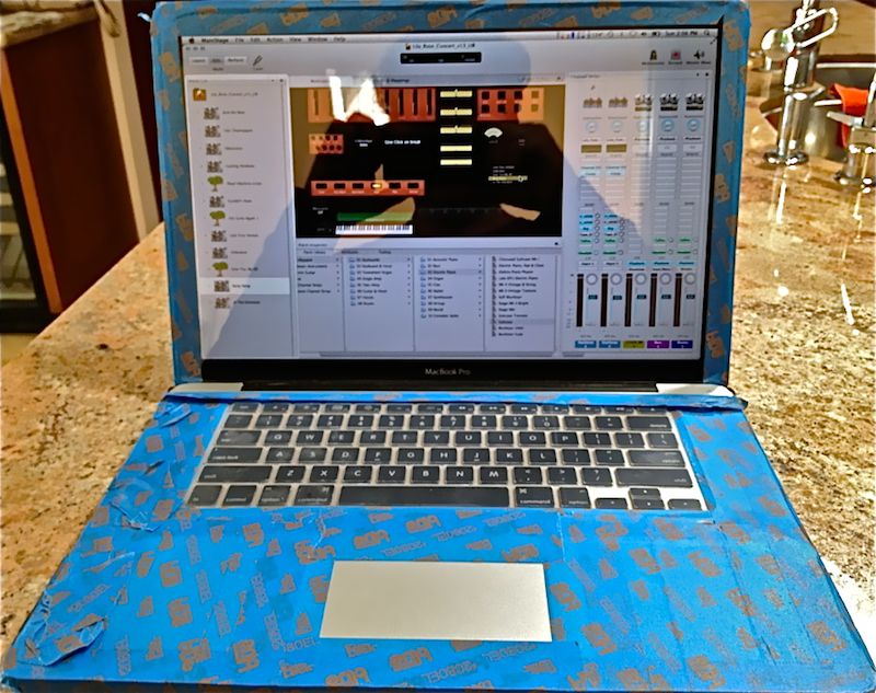 A MacBook, ready for anything!