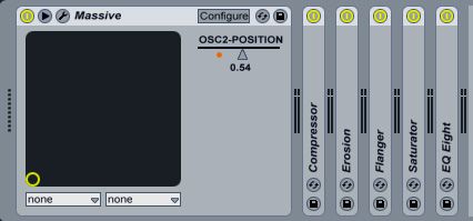 Massive with Ableton plugins