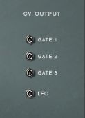 individual Control Voltage Outputs for each gate