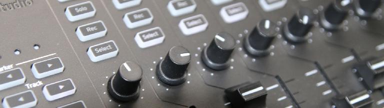 Korg nanoKontrol Studio rotary knobs