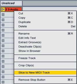 Slice to New MIDI Track